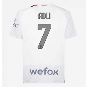 AC Milan Yacine Adli #7 Bortatröja 2023-24 Kortärmad